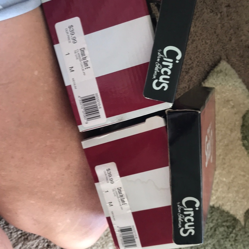 Circus by Sam Edelman Girls' Shoe Boxes - Red and Black